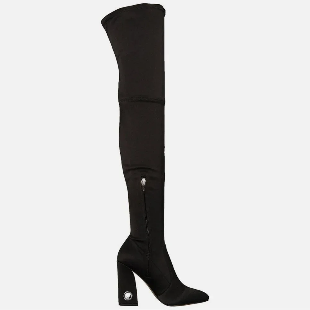 NWOB Dolce Vita Satin Vivv Over The Knee Boots